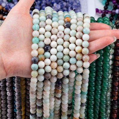 แอมาซอนไทม์กลมข้อมือ สันทรายธรรมชาติ ขนาดข้อมือที่แตกต่างกัน ขนข้อมือที่คล่องสําหรับการทําเครื่องประดับ DIY