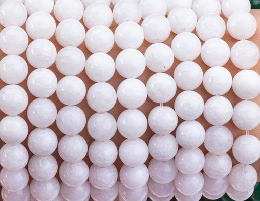 รางหินสีขาว รางหินหินหินหินแท้ธรรมชาติ สําหรับการทําเครื่องประดับ DIY