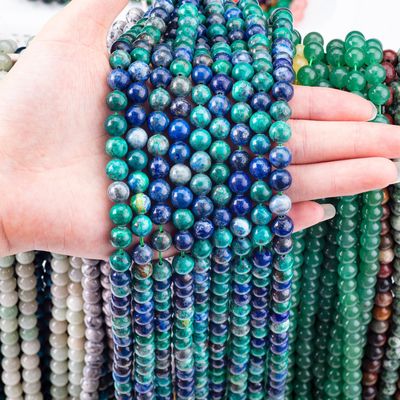8 มม สี Lapis Lazuli พระหินแท้ พระหินคริสตัลเพื่อทําเครื่องประดับ
