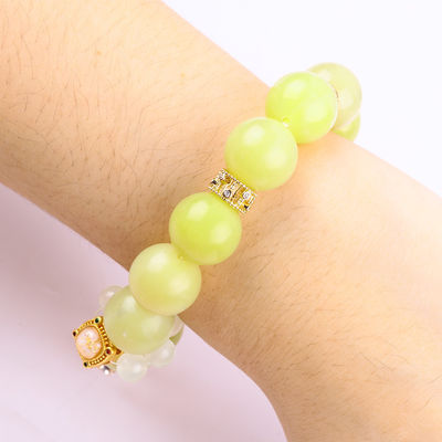 สร้อยข้อมือหินแท้ สร้อยข้อมือหินมะนาว สร้อยข้อมือหินเจด สร้อยข้อมือปรับได้ สร้อยข้อมือสําหรับการสวมทุกวัน