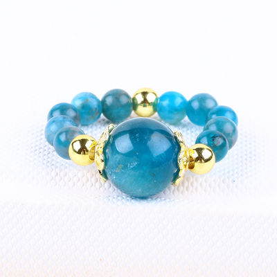 4MM Apatite ขนาดเล็กข้อมูลกระสุน การรักษาพลังงานคริสตัลกลมกระชับข้อมูลกระสุนแหวนสําหรับการสวมทุกวันและปาร์ตี้