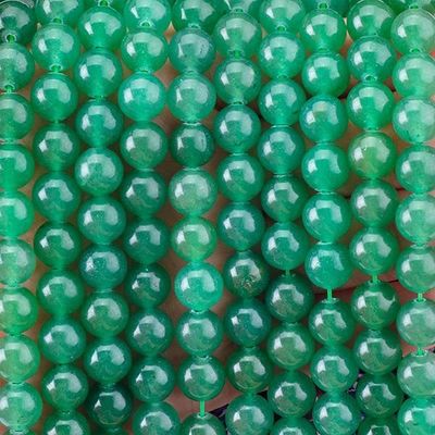 8 มิลลิเมตร สีเขียว Aventurine หินเพชรพวงศ์ การรักษาหินคริสตัลหินพวงศ์สําหรับการทําเครื่องประดับ