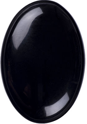 สีดําประดับธรรมชาติ Obsidian หินปาล์ม สีดํา Obsidian กระเป๋ากังวลหินแท้สําหรับลดความเครียด การตกแต่งบ้าน