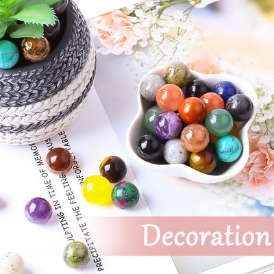 หลากหลาย 16 มิลลิเมตร Healing Crystal Sphere Ball สําหรับตกแต่งบ้าน