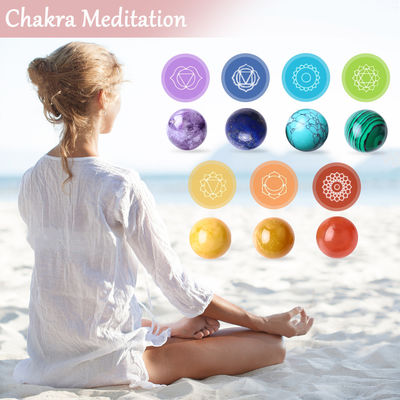 หลากหลาย 16 มิลลิเมตร Healing Crystal Sphere Ball สําหรับตกแต่งบ้าน