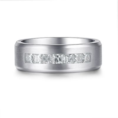 18k ทอง Moissanite แหวนหมั้นเพชร สีที่กําหนดเอง