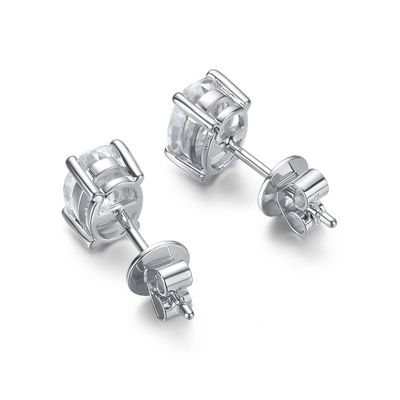 18k ทอง Moissanite เพชรโอวาลหูข้อมือ Studs สําหรับของขวัญ