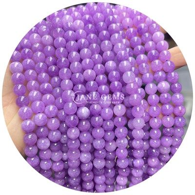 ขายปลีก กลมหินธรรมชาติ ลูกบัว กลมหินอ่อน ลูกบัวหินแท้ อุปกรณ์เสริม 8 มิลลิเมตร Aquamarine ลูกบัวอ่อนสําหรับเครื่องประดับ DIY