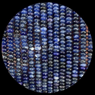 หลากหลายหินแท้ ประเภท Rondelle Abacus รูปแบบ Sodalite เขียว Aventurine สายขนมลอยสําหรับการออกแบบเครื่องประดับ