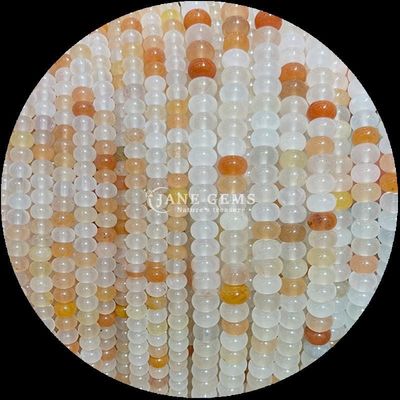 ธ อร์หินหล่อ ขนาดที่กําหนดเอง Rondelle Abacus รูปทรงหินหล่อ Opalite เซลล์ทอง ธ อร์หินหล่อ ธ อร์หล่อสําหรับการทําเครื่องประดับ