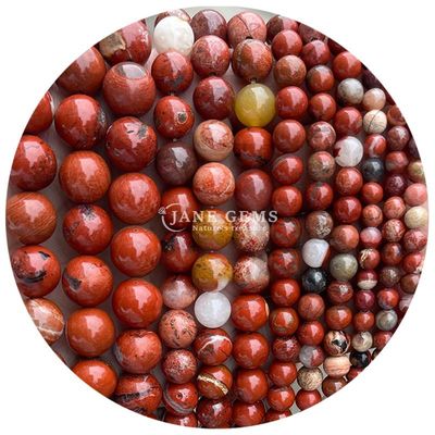ขายปลีกหินธรรมชาติ jasper กลมหินอ่อน 8 มม Labradorite กลมหินอ่อน Rose Quartz กลมหินอ่อน spacers สําหรับเครื่องประดับ