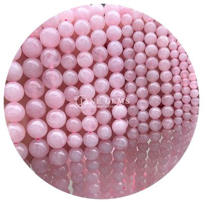 ขายปลีกหินธรรมชาติ jasper กลมหินอ่อน 8 มม Labradorite กลมหินอ่อน Rose Quartz กลมหินอ่อน spacers สําหรับเครื่องประดับ