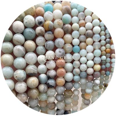 ขายปลีกหินธรรมชาติ jasper กลมหินอ่อน 8 มม Labradorite กลมหินอ่อน Rose Quartz กลมหินอ่อน spacers สําหรับเครื่องประดับ