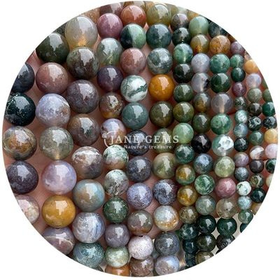 ขายปลีกหินธรรมชาติ jasper กลมหินอ่อน 8 มม Labradorite กลมหินอ่อน Rose Quartz กลมหินอ่อน spacers สําหรับเครื่องประดับ