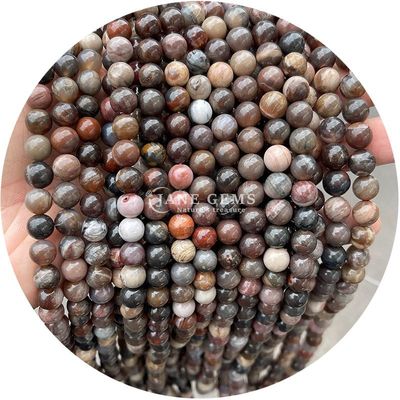 ขายปลีกหินธรรมชาติ jasper กลมหินอ่อน 8 มม Labradorite กลมหินอ่อน Rose Quartz กลมหินอ่อน spacers สําหรับเครื่องประดับ