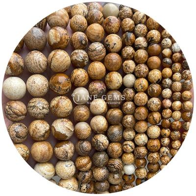 ขายปลีกหินธรรมชาติ jasper กลมหินอ่อน 8 มม Labradorite กลมหินอ่อน Rose Quartz กลมหินอ่อน spacers สําหรับเครื่องประดับ