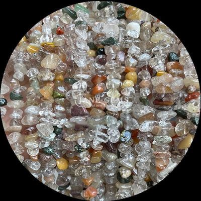 สีแดง Agate Gems กลีบ คริสตัลธรรมชาติ รูปทรงไม่เรียบ Chip หินหินหินหินหินหลุด