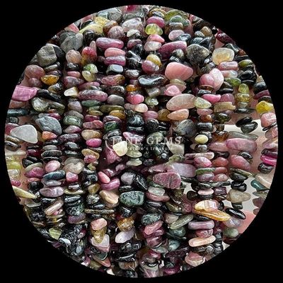 Tourmaline Garnet Gems Bead Natural Crystal รูปทรงไม่เรียบร้อย ชิปหินหินหินหินหินหินหินหินหินหินหินหิน