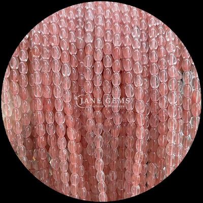 ตาเสือ สีเหลือง Aventurine Gem Bead รูปทรงข้าวคริสตัลธรรมชาติ หิน