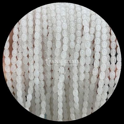 ตาเสือ สีเหลือง Aventurine Gem Bead รูปทรงข้าวคริสตัลธรรมชาติ หิน