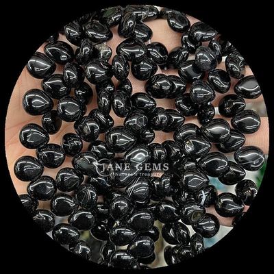 คาร์เนเลียน สีดํา Agate Gem Bead สีธรรมชาติ คริสตัลน้ํา ดรัปรูปร่างหิน