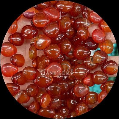 ชาวอินเดีย Agate Topaz Gem Bead สีน้ํากระจกธรรมชาติ รูปทรงหิน สายกระจกโล่งสําหรับข้อมือ
