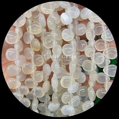 Howlite Crazy Agate Gem Bead ลักษณะน้ํากระบอกคริสตัลธรรมชาติ หินลอย