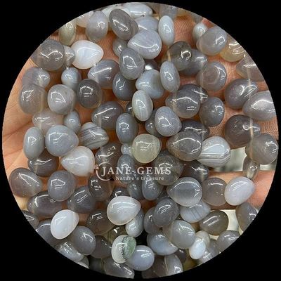 Howlite Crazy Agate Gem Bead ลักษณะน้ํากระบอกคริสตัลธรรมชาติ หินลอย