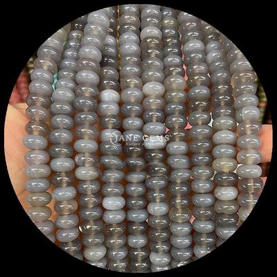 Lucky Jade Lava Stone Gem Bead Natural Crystal Abacus Shape Stone สายข้อมือสําหรับข้อมือ
