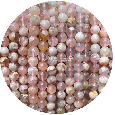 ทั่วไป Round Smooth Mix Agate Loose Beads Strand สําหรับ DIY เครื่องประดับ & งานฝีมือ Makin