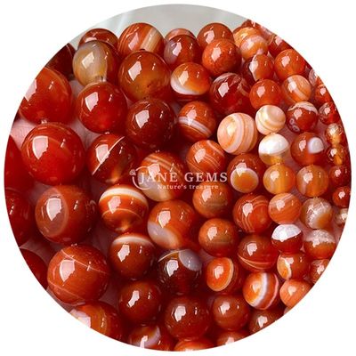 หินธรรมชาติหินอ่อน สายแท้ หินแท้ Agate กระบอกคริสตัล สําหรับการทําเครื่องประดับ DIY