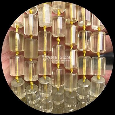 หินแท้ กลีบคริสตัลธรรมชาติ Apatite Rhodonite หินแท้ กลีบทรงกระบอกรูปทรงลอย กลีบลอยสําหรับการทําเครื่องประดับ
