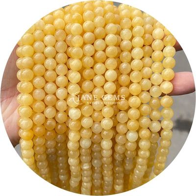 หัวหินลอยธรรมชาติคริสตัลเจดหินมะนาวเจดกลม หัวหินลอยสําหรับการทําของขวัญวันเกิด