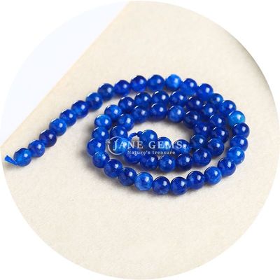 ชินเจียง ชาลเซโดนี กลมทรงหินสําหรับเครื่องประดับสีแอมะซอนิต