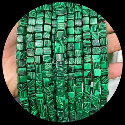 รูปทรงสี่เหลี่ยม ลายตาเสือ Opalite สายขนมลอยสําหรับพลังงานบําบัด