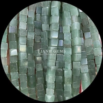 รูปทรงสี่เหลี่ยม Howlite Lapis Lazuli สายข้อมูลอ่อนสําหรับการทําเครื่องประดับ DIY