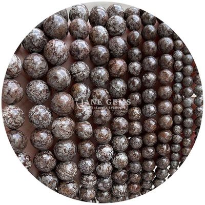 เครื่องประดับคริสตัลที่ทําด้วยมือ งานฝีมือ DIY กลม กลมสีแดง กลมไสป์สําหรับข้อมือ สร้อยคอ