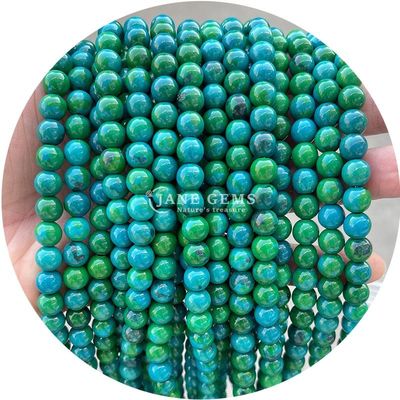 สะสมพลังงาน การเยียวยาธรรมชาติ คริสตัลหินแท้ ลูกบัว Tourmaline Magnesite สําหรับการทําเครื่องประดับคริสตัล