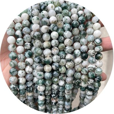 สะสมพลังงาน การเยียวยาธรรมชาติ คริสตัลหินแท้ ลูกบัว Tourmaline Magnesite สําหรับการทําเครื่องประดับคริสตัล