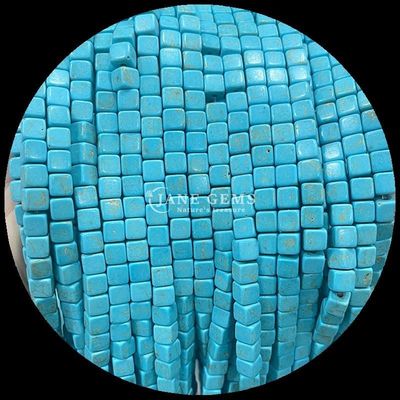 รูปทรงสี่เหลี่ยม หินเพชรธรรมชาติ ธ อร์แดง เทอร์คิวาส สีดํา Agate ธ อร์ลอย สายสําหรับเครื่องประดับ DIY