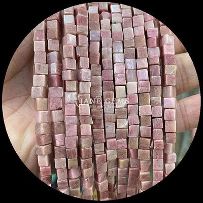 รูปทรงสี่เหลี่ยม หินแท้ธรรมชาติ หัวหินมะนาว มะนาว เจด โรโดไนท์ หัวหินอ่อนสําหรับการรักษาและ DIY พระเครื่อง Ma