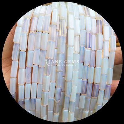 สีเขียวธรรมชาติ Aventurine อินเดีย Agate หินแท้ กลีบข้อมือสําหรับเครื่องประดับ DIY และการรักษา