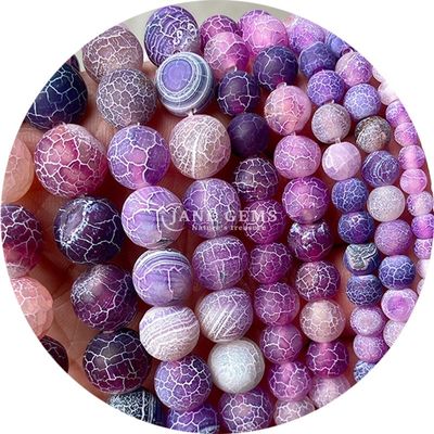 หลากหลายสภาพอากาศ Agate หัวหินคริสตัลสําหรับทําข้อมือคริสตัลทําด้วยมือ