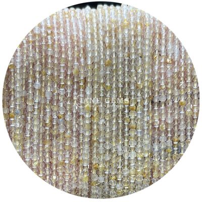 พระเครื่องที่กําหนดเอง ลูกขุนหินจันทร์สีขาว Prehnite ม่วง Jade ลูกขุนลอย