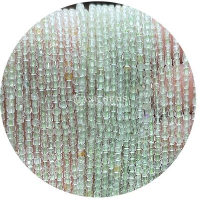 พระเครื่องที่กําหนดเอง ลูกขุนหินจันทร์สีขาว Prehnite ม่วง Jade ลูกขุนลอย