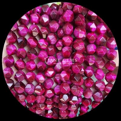 สีหลากหลาย พลังงานบําบัด ที่มีความละเอียดอ่อน หินหินเขียว ตาเสือสําหรับการทําเครื่องประดับ