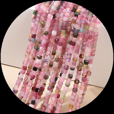 หินธรรมชาติ สีข้อมูลกระดาษหินแท้ สี่เหลี่ยมรูปร่างลูกกลอง ฟลออไรต ลาบราโดรไตต์ มินิ สายข้อมูลกระดาษลอยสําหรับสร้อยข้อมูลกระดาษ / สร้อยคอ