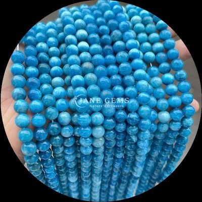 รูปทรงกลม หลากหลายพระหินแท้ธรรมชาติ Labradorite Amazonite สายลอย สําหรับการออกแบบเครื่องประดับ DIY