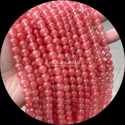 รูปทรงกลมธรรมชาติ หินเพชร ลูกบัว ควาร์ทซ์ใส ซิตริน อเมธิสต์ สายลอยสําหรับเครื่องประดับ DIY