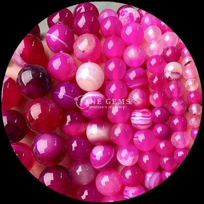 กลม 8 มิลลิเมตร สีขนมธรรมชาติ สีขนมประดับ สายสําหรับเครื่องประดับ การทํา DIY สร้อยข้อมือ สร้อยคอในหลายสี